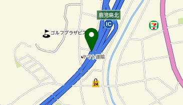 九州自動車道 鹿児島北IC 上り 出口の地図画像