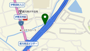 九州自動車道 鹿児島北IC 上り 入口の地図画像