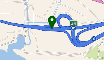 東九州自動車道 国分IC 下り 入口の地図画像