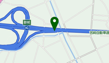 宮崎自動車道 都城IC 上り 出口の地図画像