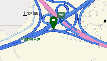 宮崎自動車道 宮崎IC 上り 入口の地図画像
