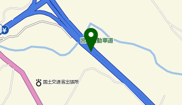 宮崎自動車道 高原IC 上り 出口の地図画像