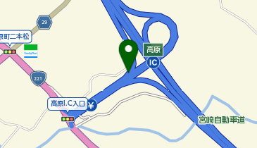宮崎自動車道 高原IC 上り 入口の地図画像