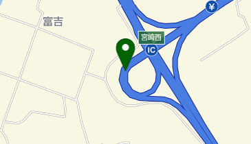 東九州自動車道 宮崎西IC 上り 入口の地図画像