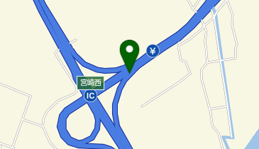 東九州自動車道 宮崎西IC 下り 入口の地図画像
