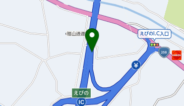 九州自動車道 えびのIC 下り 出口の地図画像