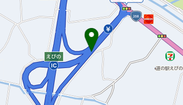 九州自動車道 えびのIC 下り 入口の地図画像