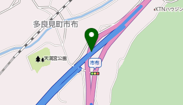 長崎バイパス 市布名出入口 上り 出口の地図画像