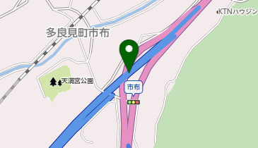 長崎バイパス 市布名出入口 下り 入口の地図画像