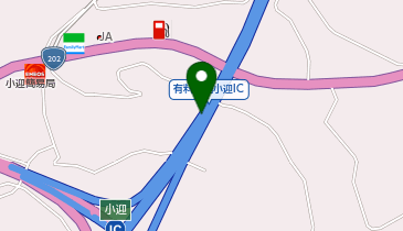 西海パールライン 小迎IC 上り 入口の地図画像