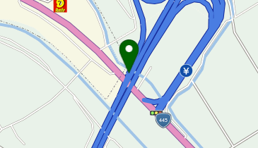 九州自動車道 御船IC 上り 出口の地図画像