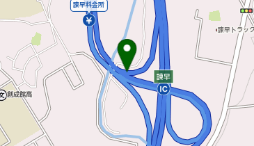 長崎自動車道 諫早IC 上り 入口の地図画像