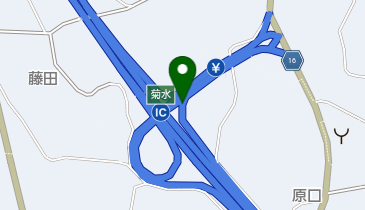 九州自動車道 菊水IC 下り 入口の地図画像