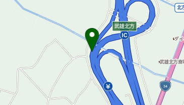 長崎自動車道 武雄北方IC 上り 入口の地図画像