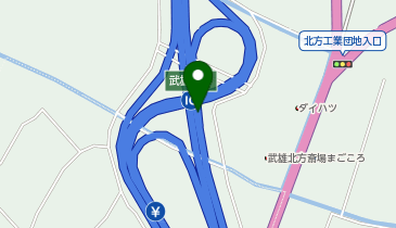 長崎自動車道 武雄北方IC 下り 入口の地図画像
