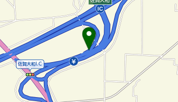長崎自動車道 佐賀大和IC 下り 入口の地図画像