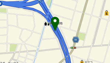 九州自動車道 久留米IC 上り 出口の地図画像