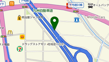 九州自動車道 久留米IC 下り 出口の地図画像