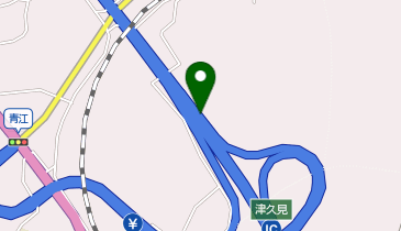 東九州自動車道 津久見IC 下り 出口の地図画像