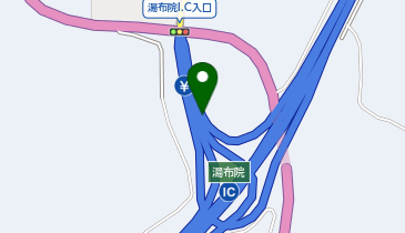 大分自動車道 湯布院IC 下り 入口の地図画像