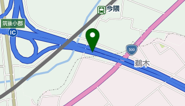 大分自動車道 筑後小郡IC 上り 出口の地図画像