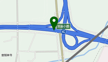 大分自動車道 筑後小郡IC 上り 入口の地図画像