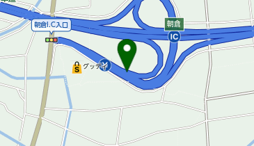 大分自動車道 朝倉IC 上り 入口の地図画像