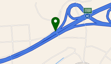 大分自動車道 日田IC 下り 出口の地図画像