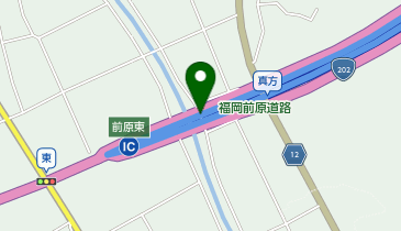 福岡前原道路 前原東IC 上り 入口の地図画像