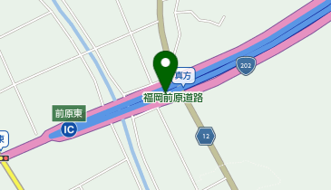 福岡前原道路 前原東IC 下り 出口の地図画像