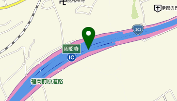 福岡前原道路 周船寺IC 下り 入口の地図画像