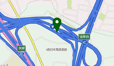 九州自動車道 太宰府IC 上り 出口の地図画像