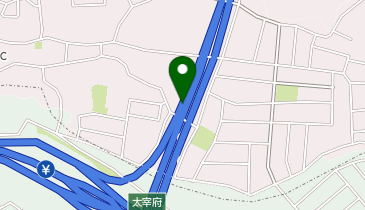 九州自動車道 太宰府IC 上り 入口の地図画像