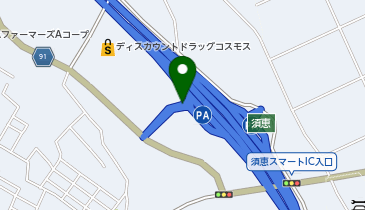 九州自動車道 須恵スマートIC 上り 入口の地図画像