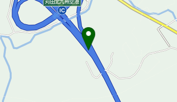 東九州自動車道 苅田北九州空港IC 上り 出口の地図画像