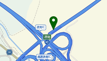 日出バイパス 速見IC 下り 入口の地図画像