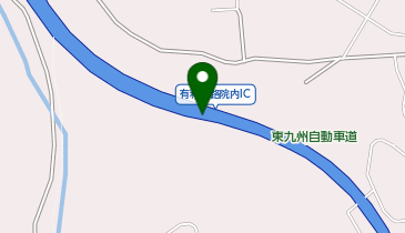 東九州自動車道 院内IC 上り 出口の地図画像