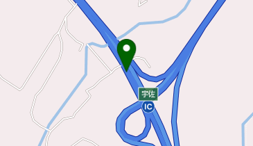 東九州自動車道 宇佐IC 上り 入口の地図画像