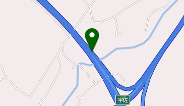 東九州自動車道 宇佐IC 下り 出口の地図画像