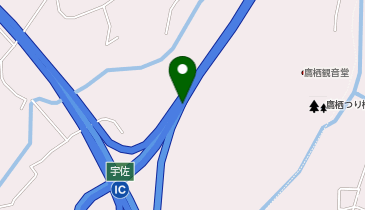 東九州自動車道 宇佐IC 下り 入口の地図画像