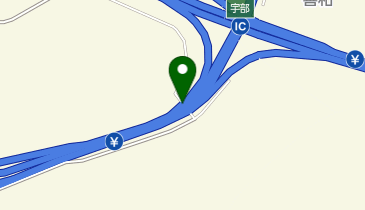 山陽自動車道 宇部IC 下り 入口の地図画像