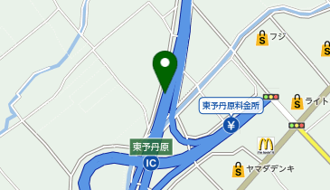 今治小松自動車道 東予丹原IC 上り 入口の地図画像