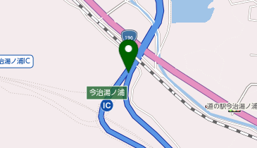 今治小松自動車道 今治湯ノ浦IC 上り 入口の地図画像