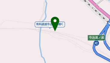 今治小松自動車道 今治湯ノ浦IC 下り 出口の地図画像