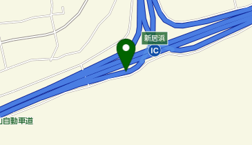 松山自動車道 新居浜IC 下り 入口の地図画像