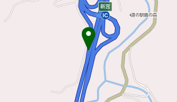 高知自動車道 新宮IC 上り 出口の地図画像