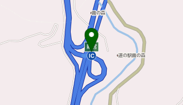 高知自動車道 新宮IC 下り 出口の地図画像