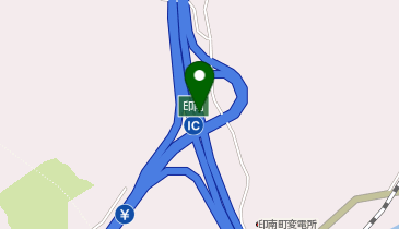 阪和自動車道 印南IC 下り 入口の地図画像
