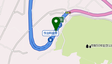 西瀬戸自動車道 今治IC 上り 入口の地図画像