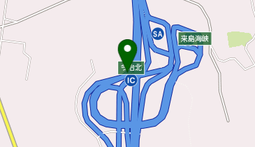 西瀬戸自動車道 今治北IC 上り 入口の地図画像